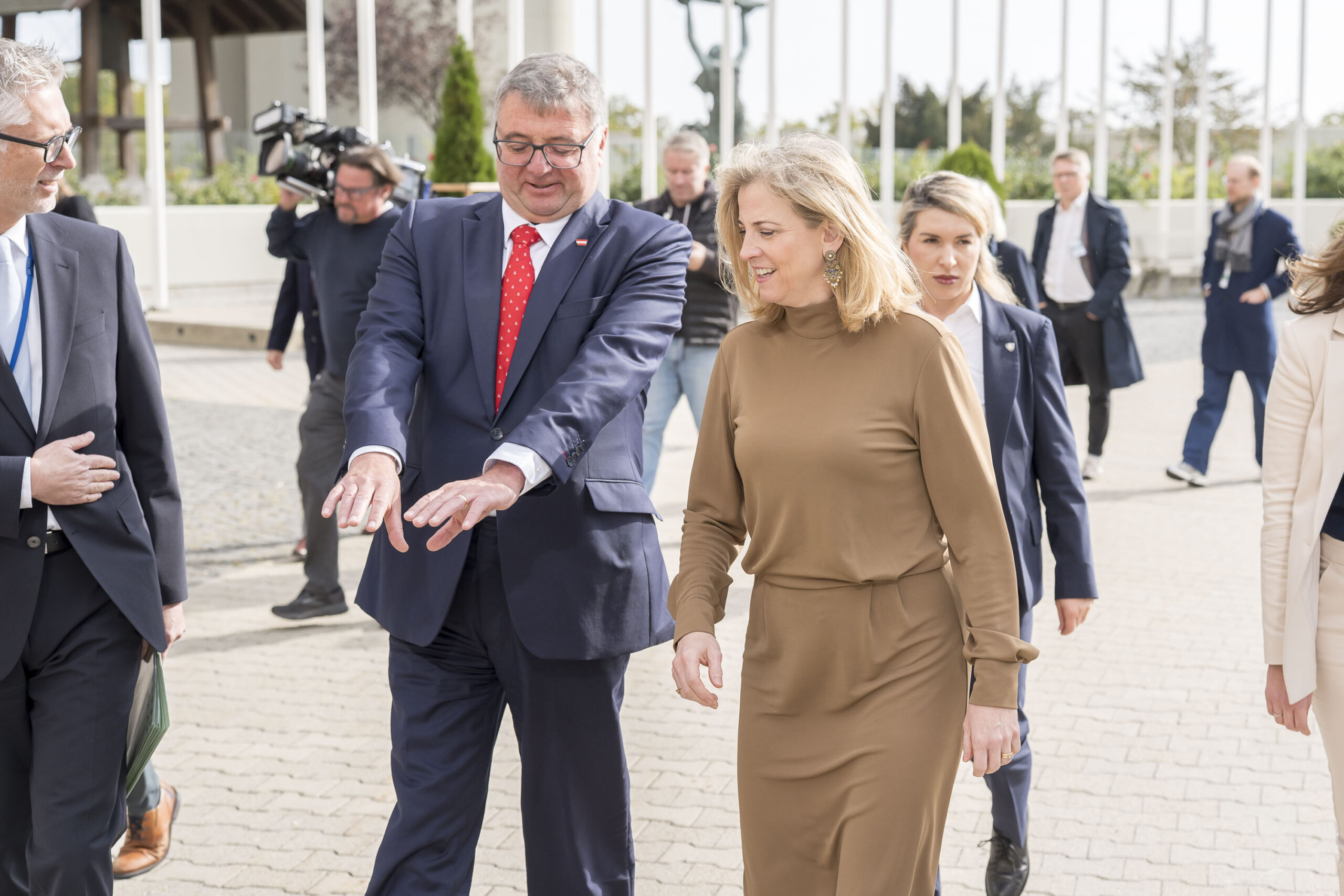 Außenministerin Beate Meinl-Reisinger mit Staatssekretär Jörg Leichtfried