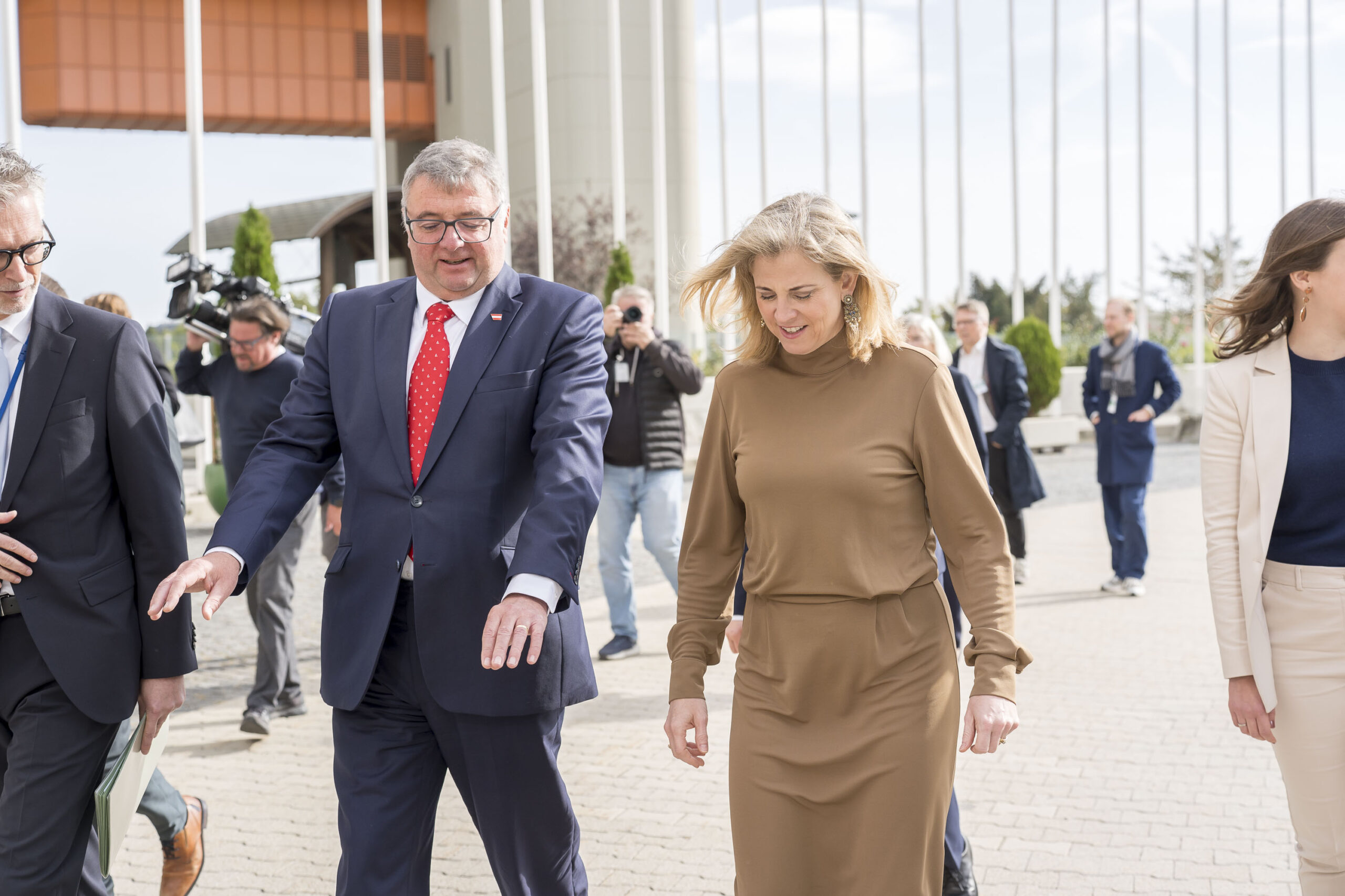 Außenministerin Beate Meinl-Reisinger mit Staatssekretär Jörg Leichtfried